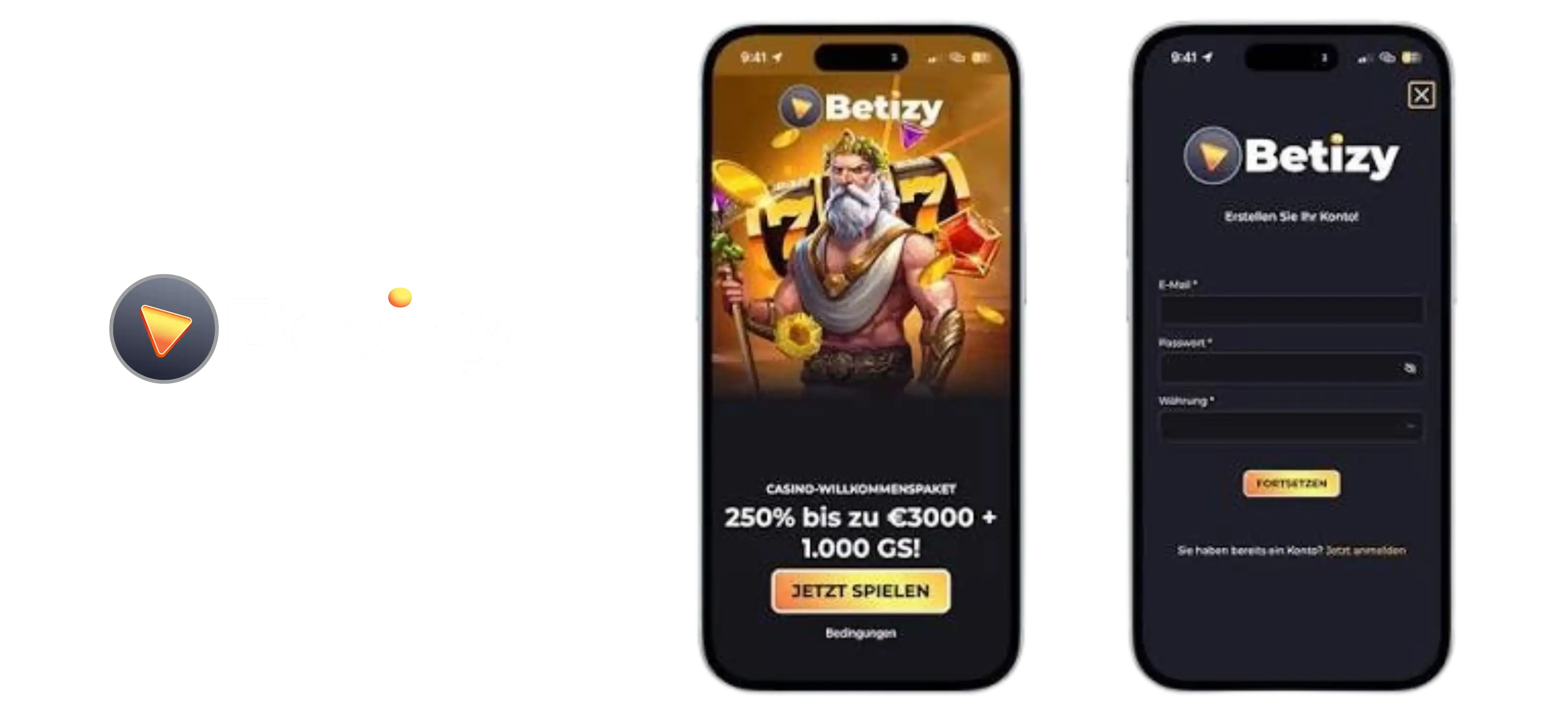 Betizy Casino App-schermafbeelding